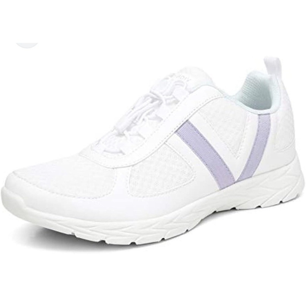 Vionic Women's Brisk Maren Leisure Sneakers Size 10 Wide White Lavender